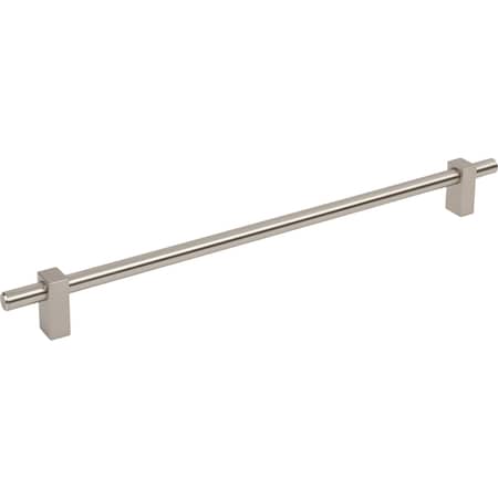 Jeffrey Alexander 305 Mm Center-To-Center Satin Nickel Larkin Cabinet Bar Pull 478-305SN